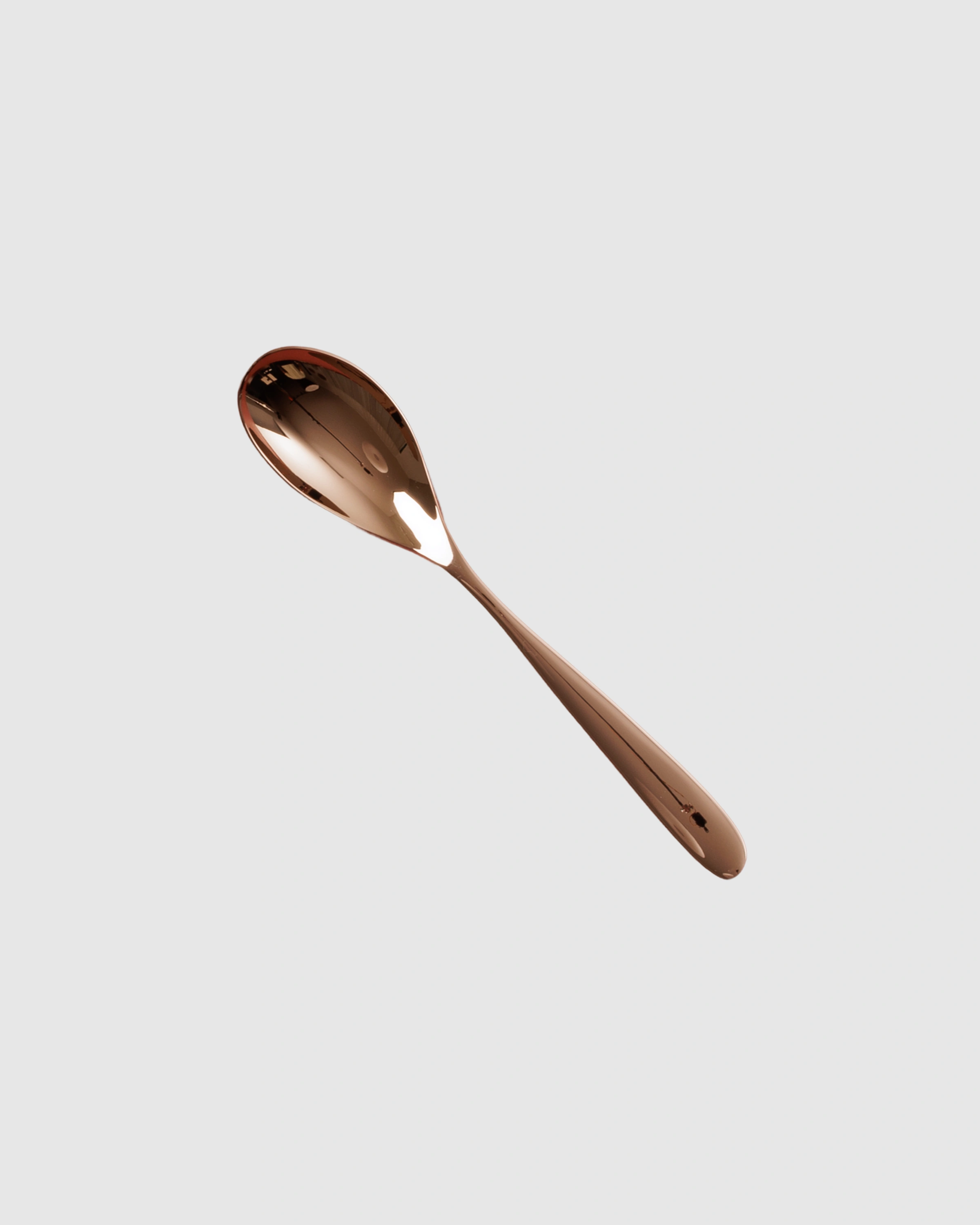 Copper Mirror Dessert Spoon
