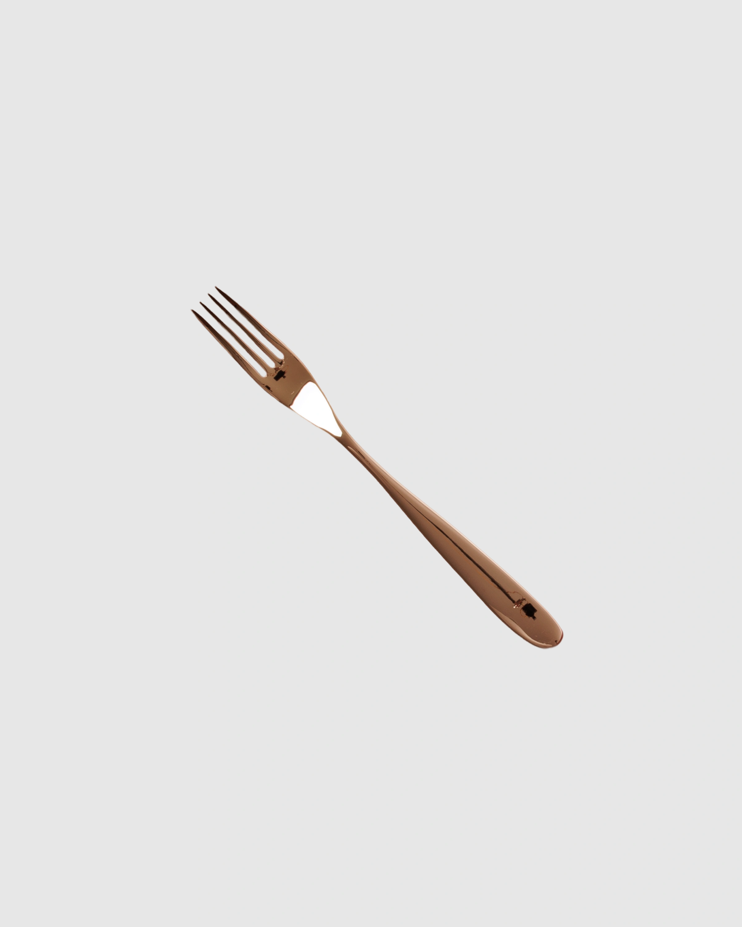 Copper Mirror Dinner Fork