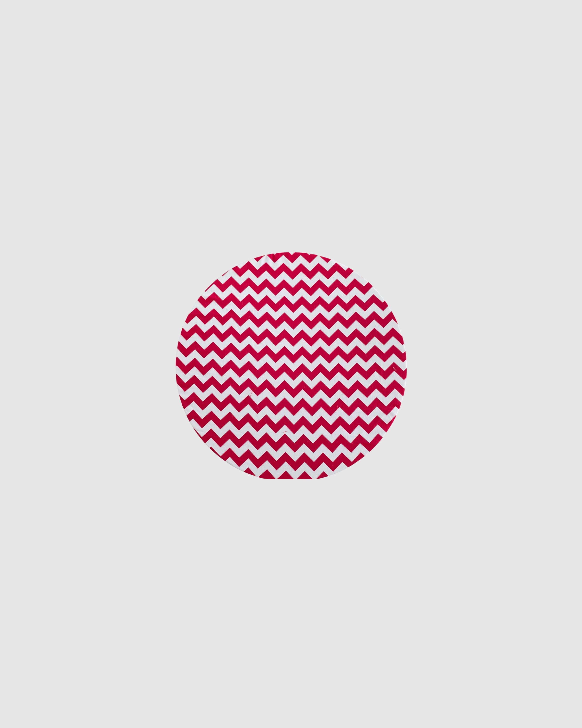 Red Chevron Fitted Placemat