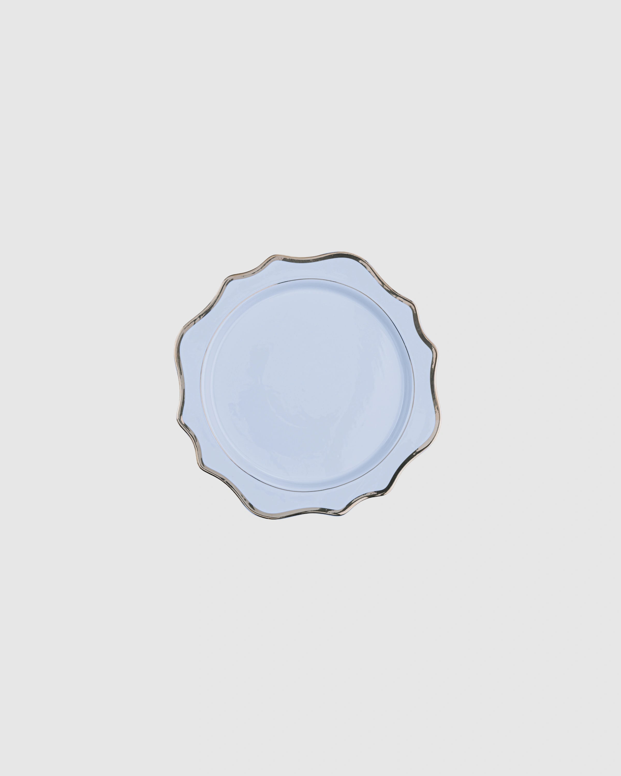 Scallop White salad plate