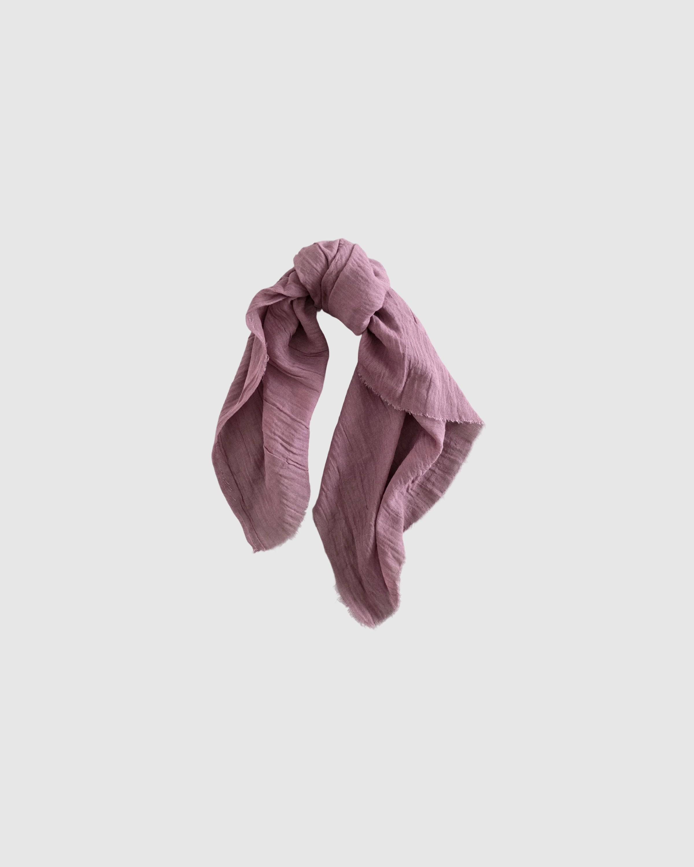 Creased Purple Brown Linen Napkin