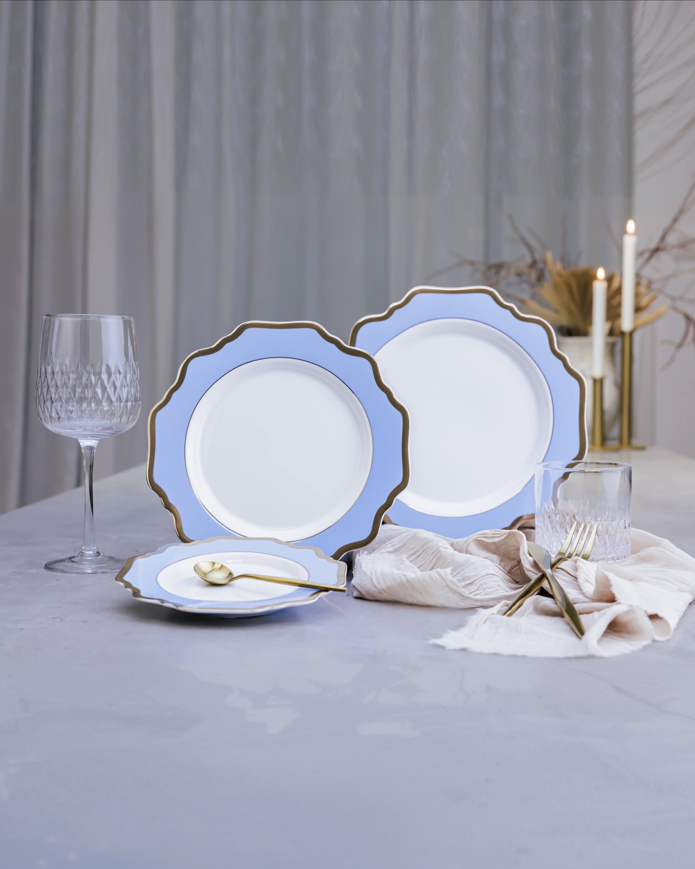 Scallop Sky bread & butter plate – photo 2 of 2