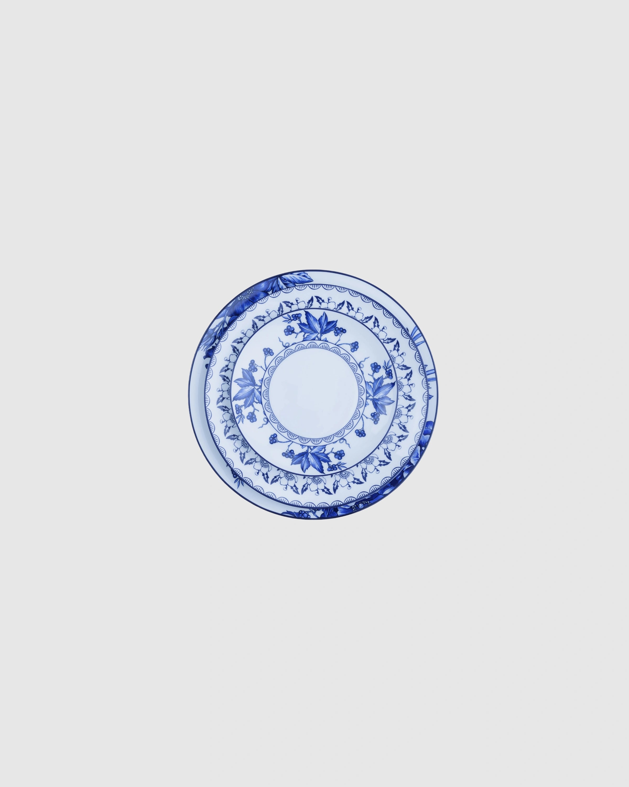 Blue Bouquet Salad Plate