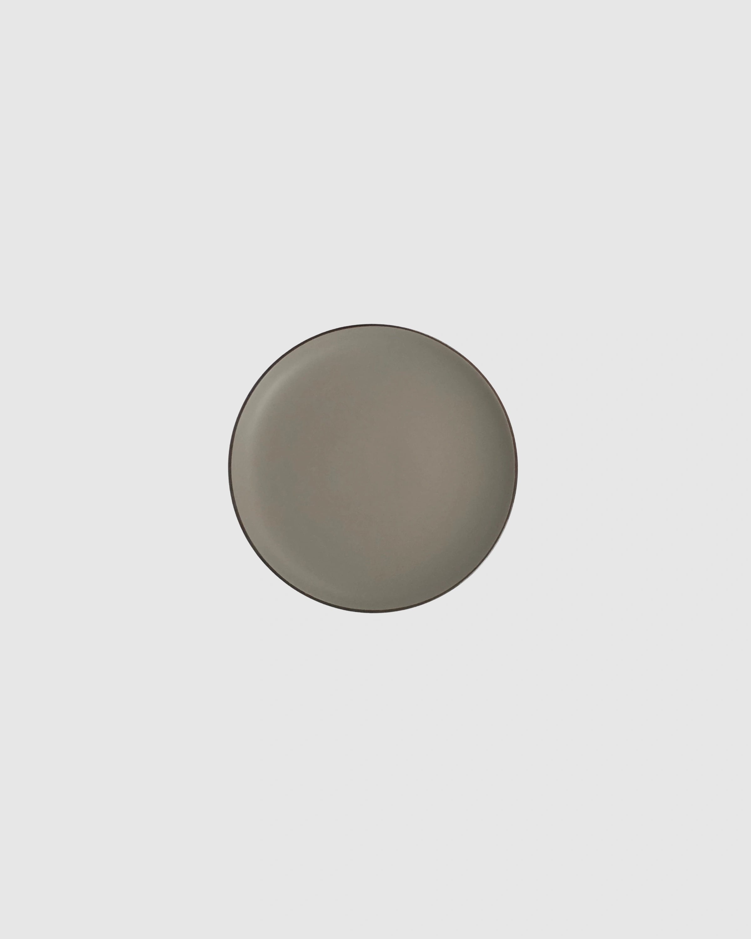 Down to Earth Light Grey Dinner Plate