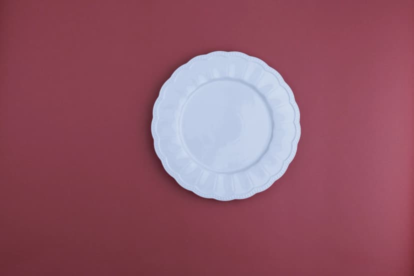White Dinner Plate