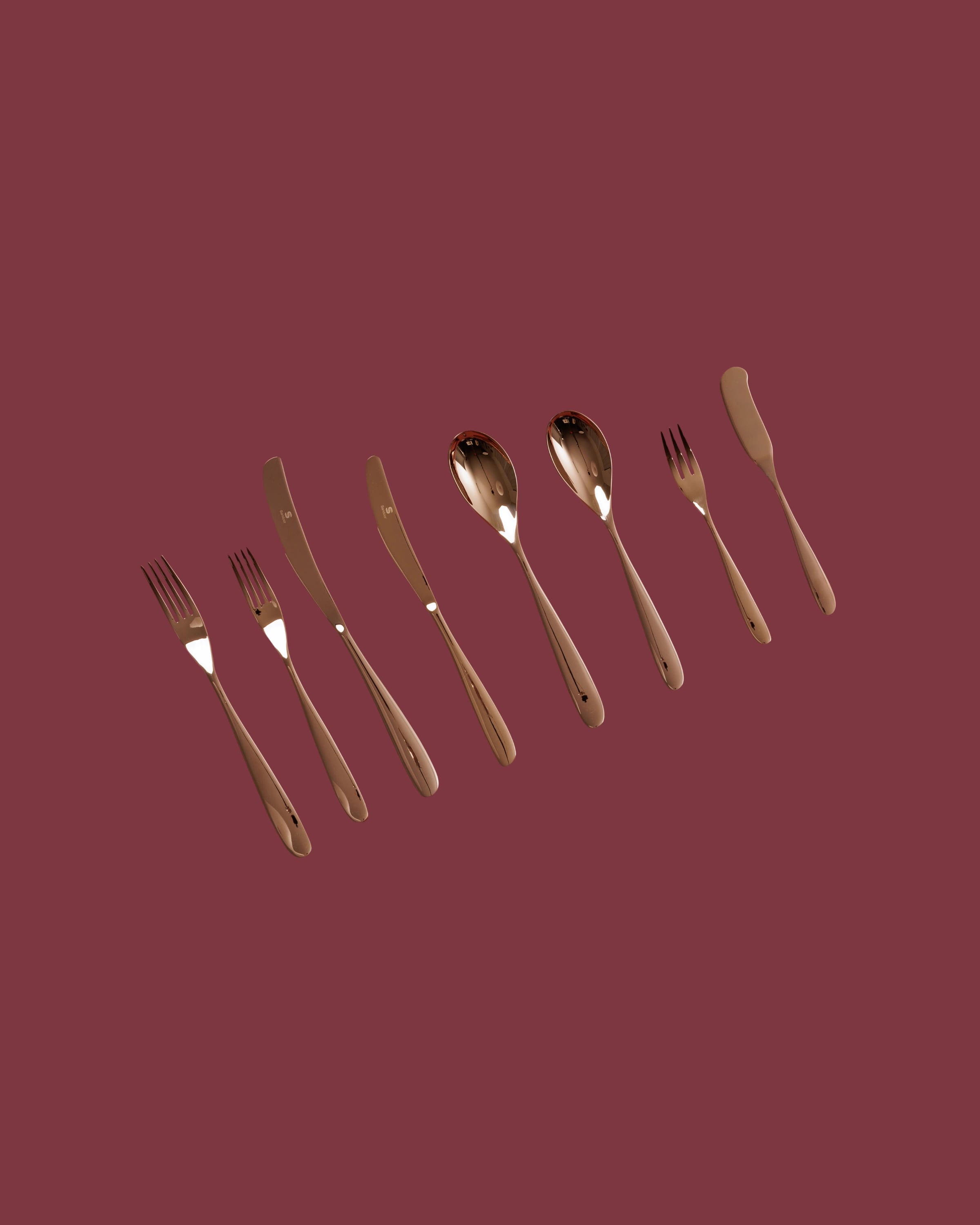 Copper Mirror Bread & Butter Knife – photo 2 of 2