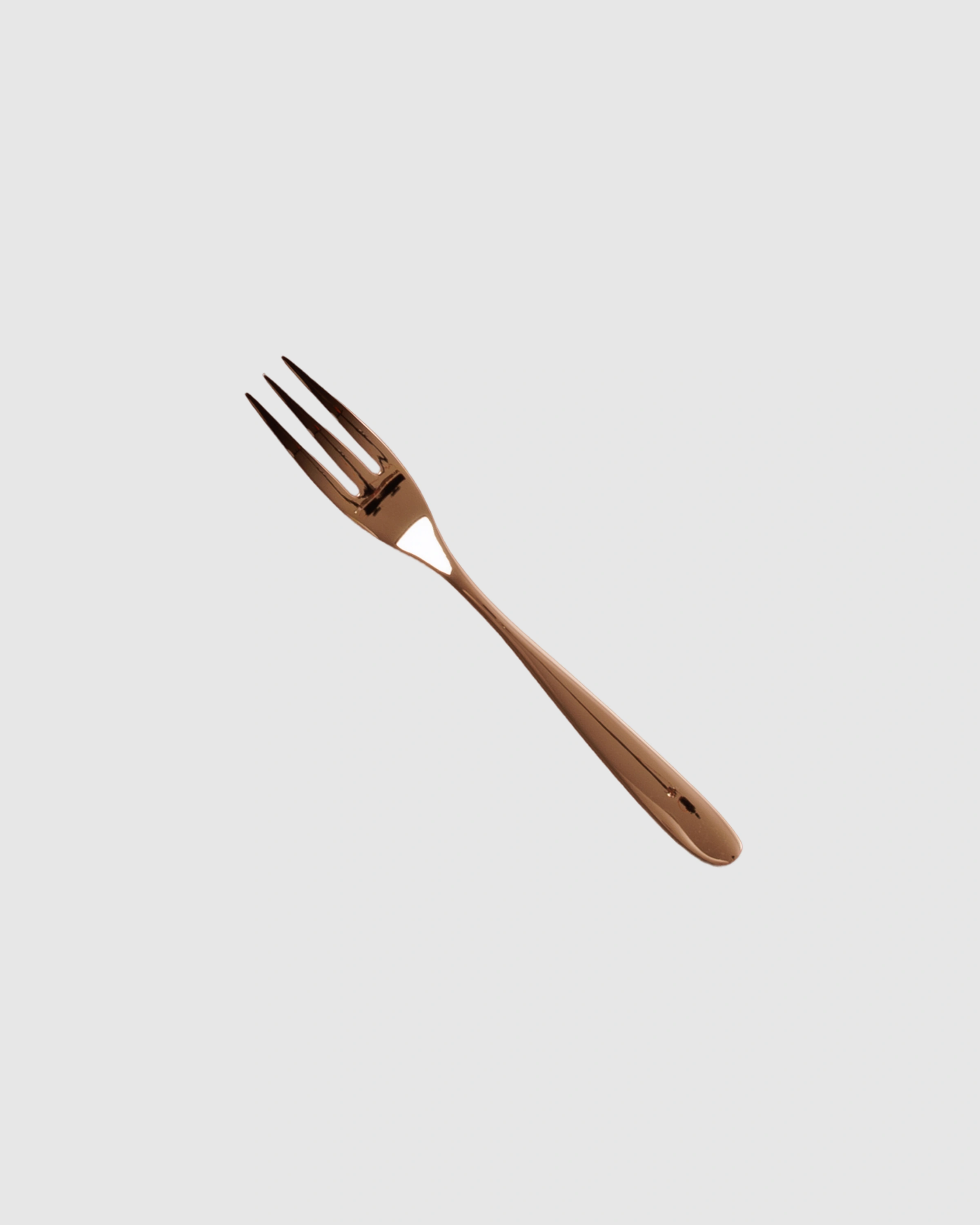 Copper Mirror Fruit Fork