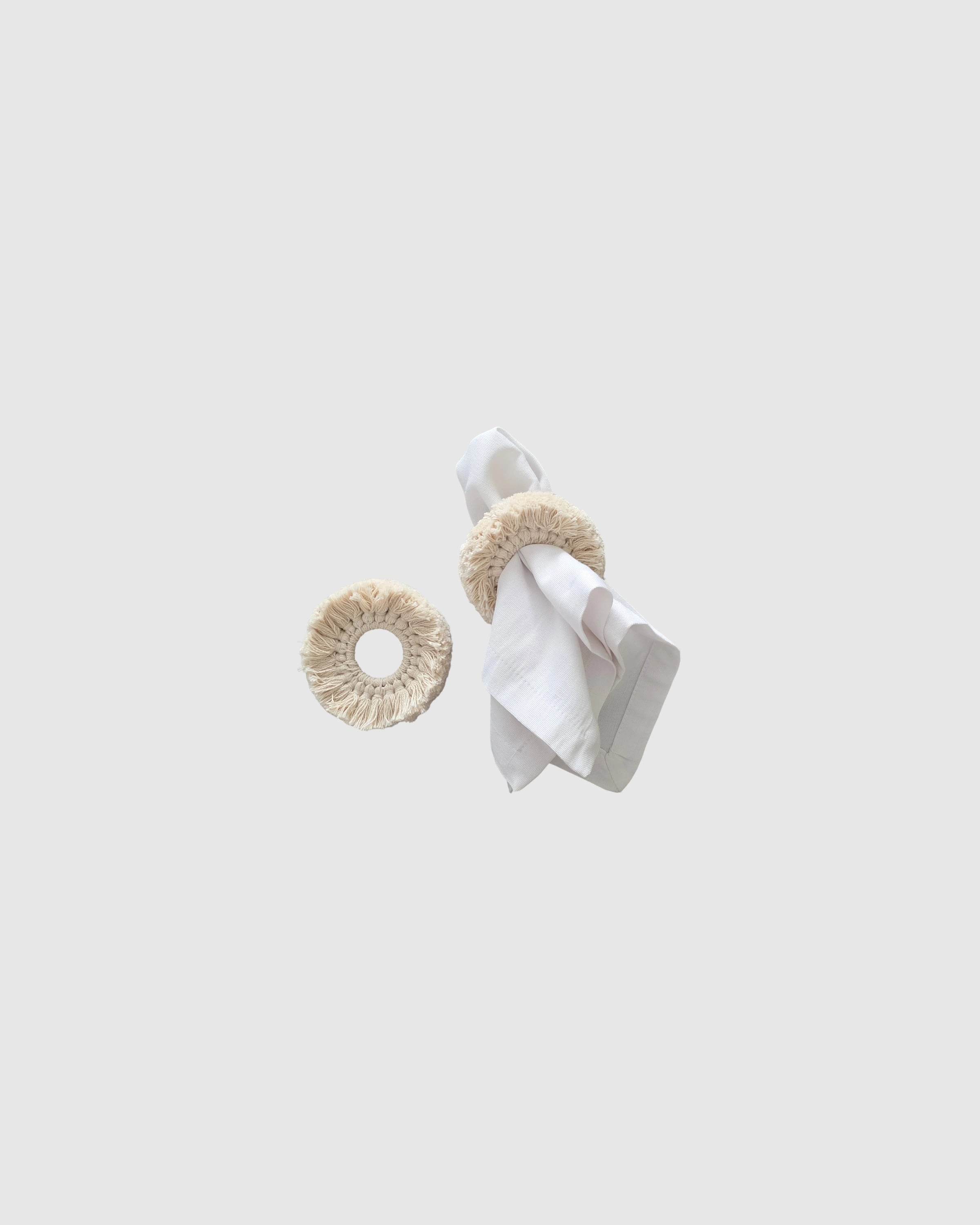 Napkin Rings Beige