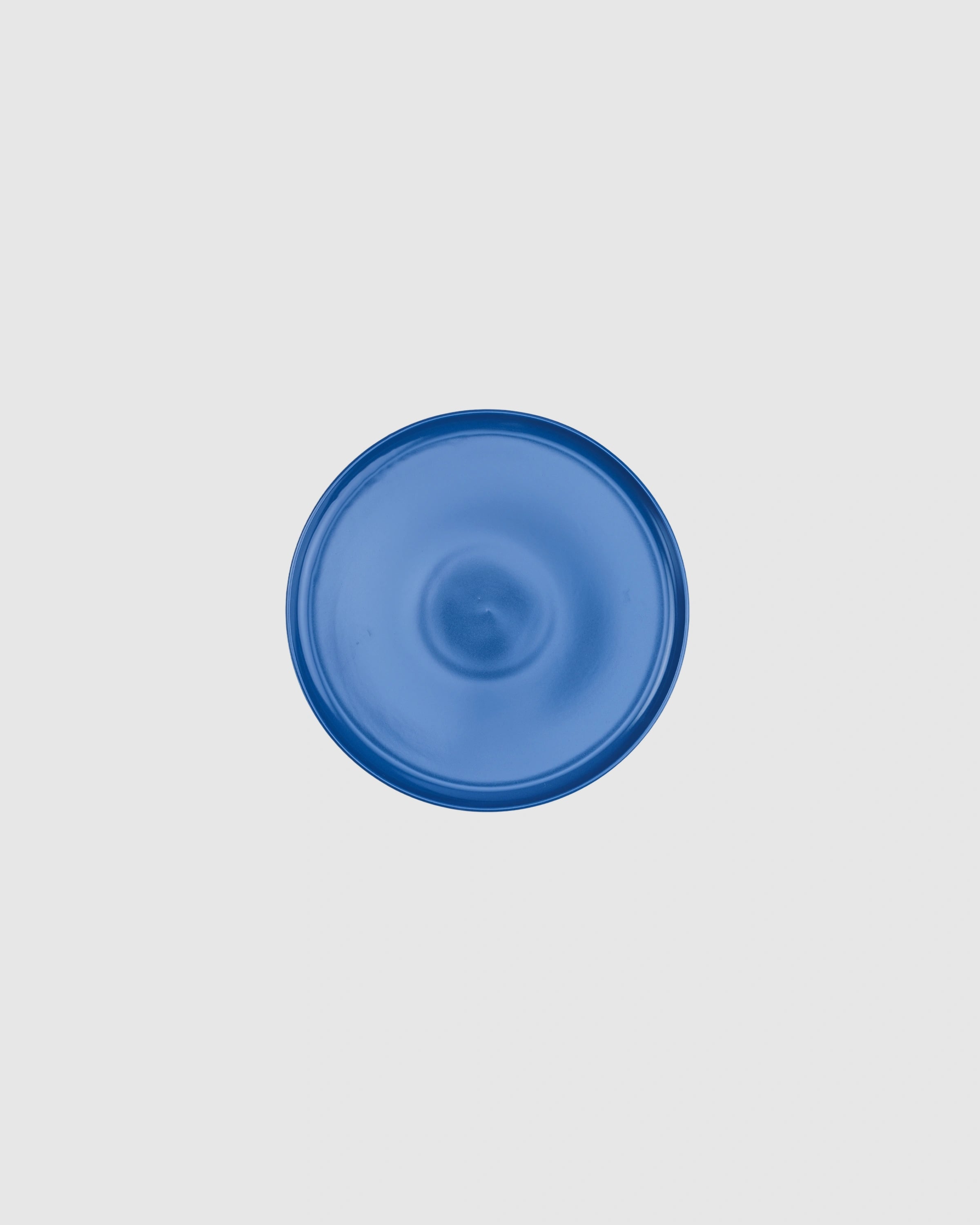 Azure Matt Blue Dinner Plate