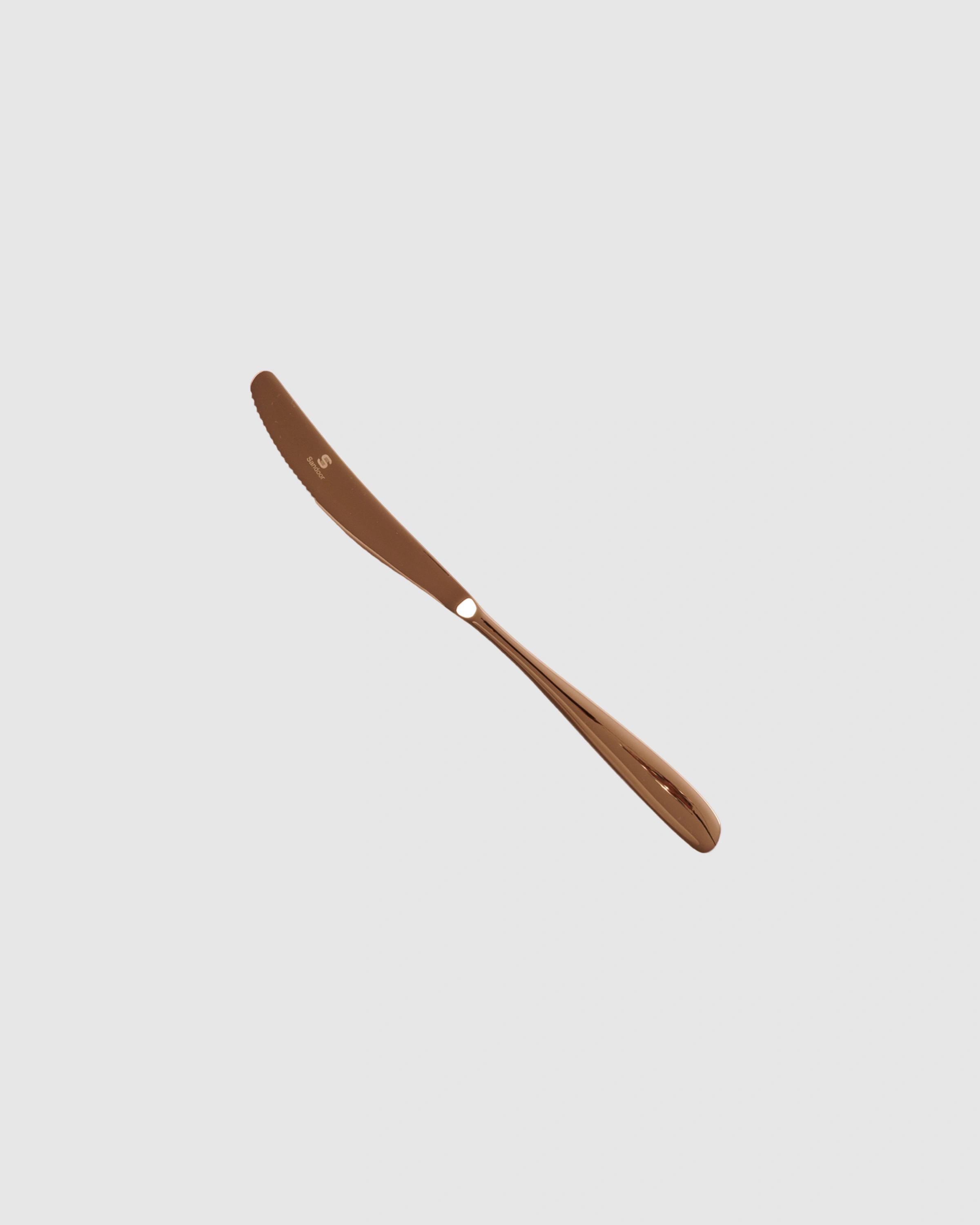 Copper Mirror Salad Knife